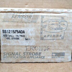 SYSTEM SENSOR SS121575ADA RED 12VDC STROBE 15/75cd WALL MOUNT